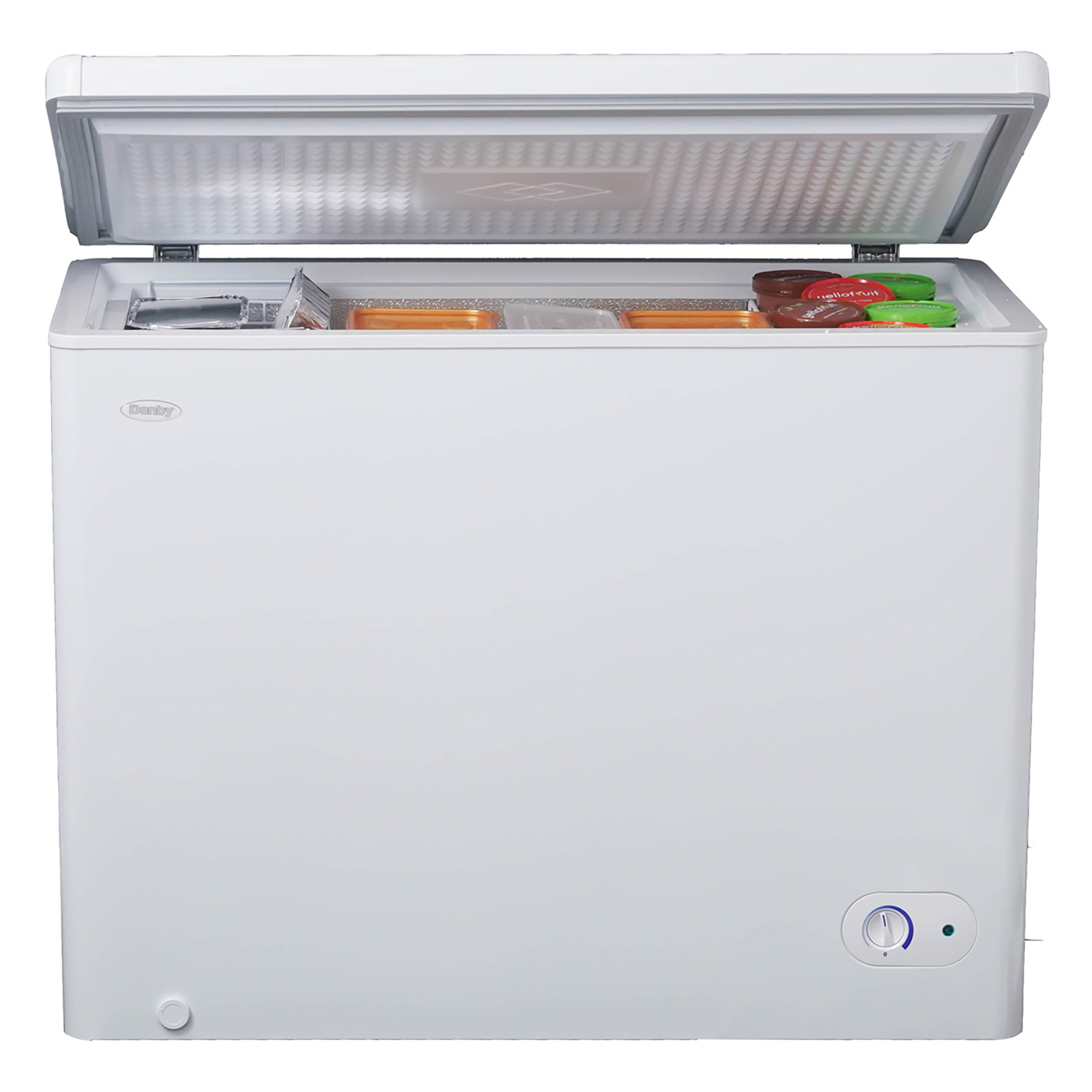 Danby 7.2 cu. ft. Chest Freezer in White 7 Danby DCF072A3WDB 6 Open Propped