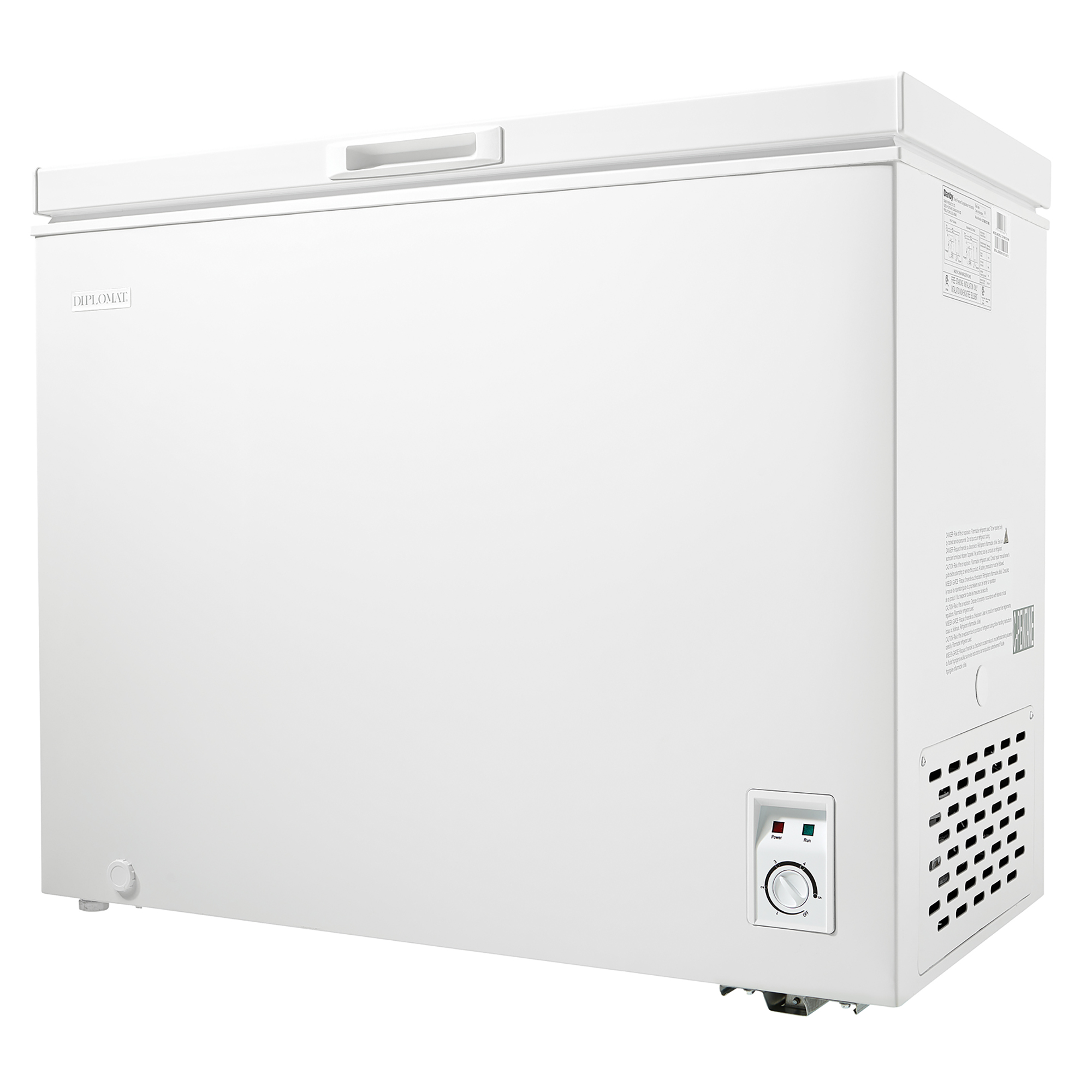 Danby 7.0 cu. ft. Chest Freezer in White 3 Danby DCFM070C1WM Left