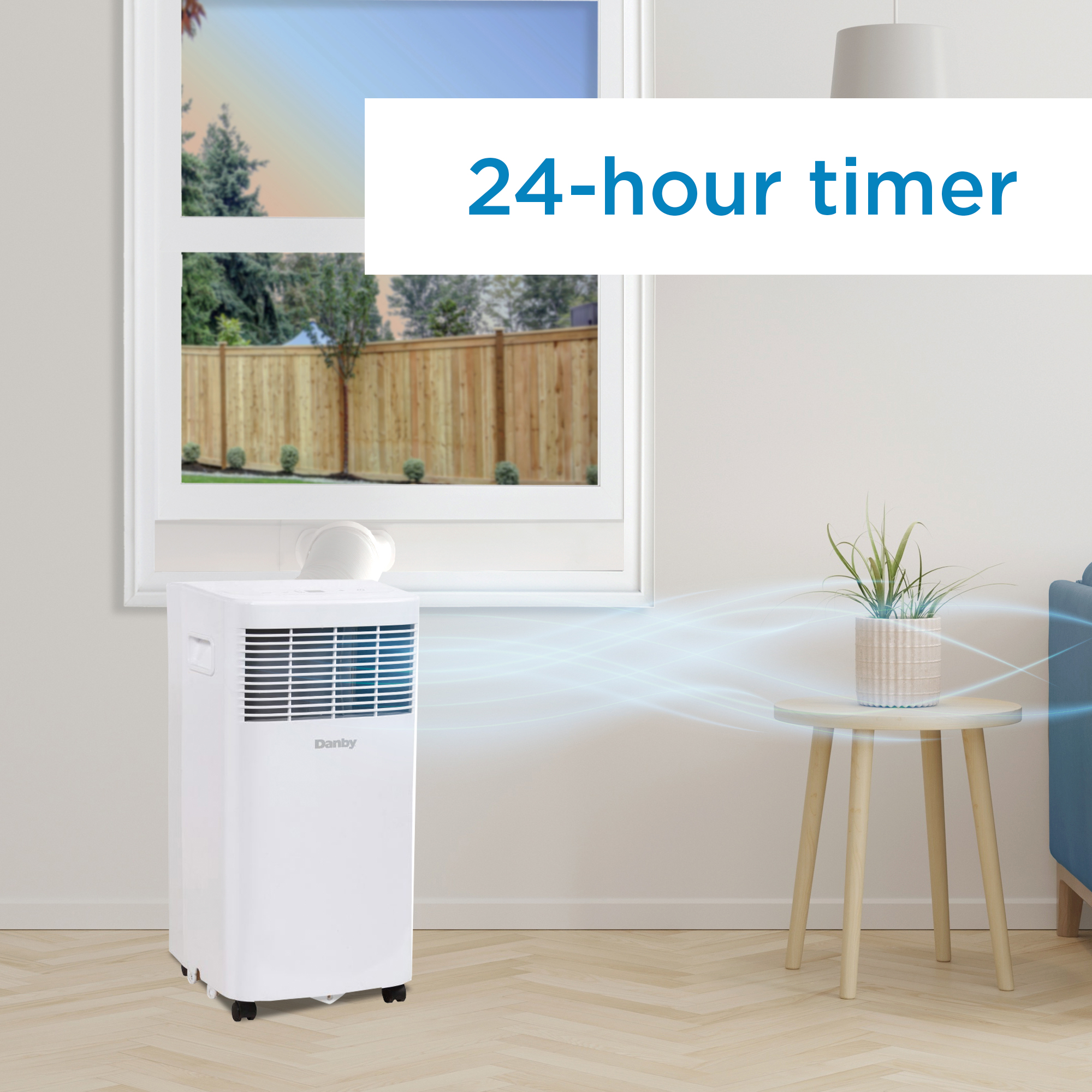 Danby 8,500 BTU (5,000 SACC) 3-in-1 Portable Air Conditioner - Refurbished 8 Danby DPA050B7WDB Timer