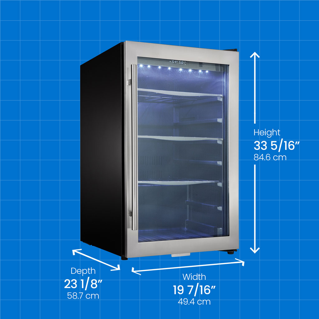 Danby dbc434a1bssdd dimensions