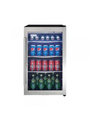 Danby 4.3 cu. ft. Free-Standing Beverage Center in Stainless Steel