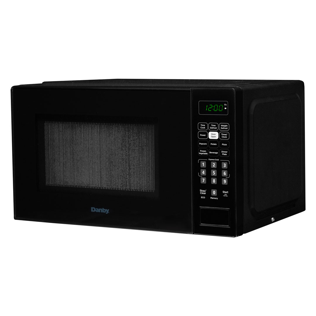 Danby 0.7 cu. ft. Countertop Microwave in Black 3 Danby dbmw0721bbb left