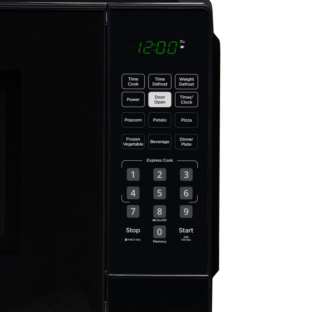 Panneau de commande de micro-ondes à poser Danby DBMW0921BBB de 0,9 pi³ avec affichage numérique et réglages de cuisson