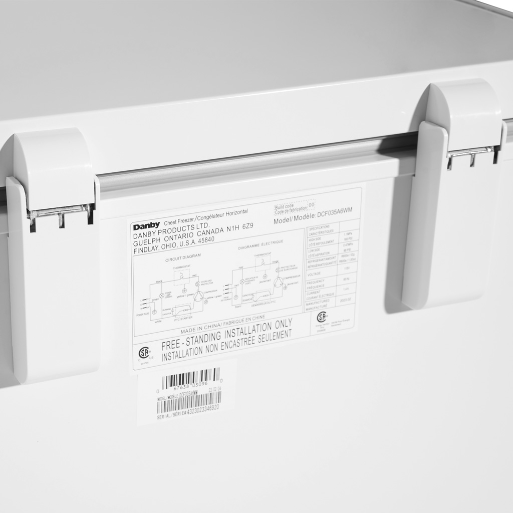 Danby dcf035a6wm back