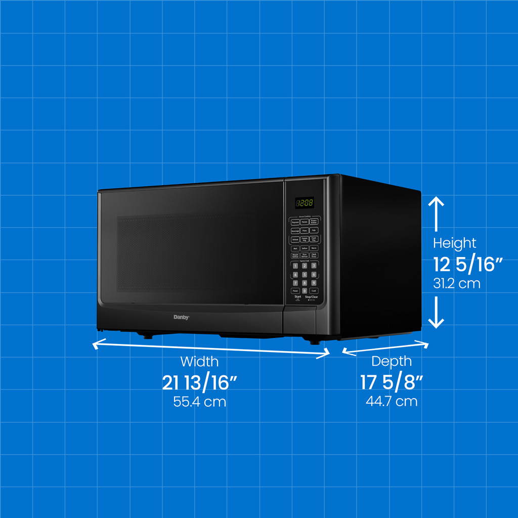 Danby ddmw01440bg1 dimensions