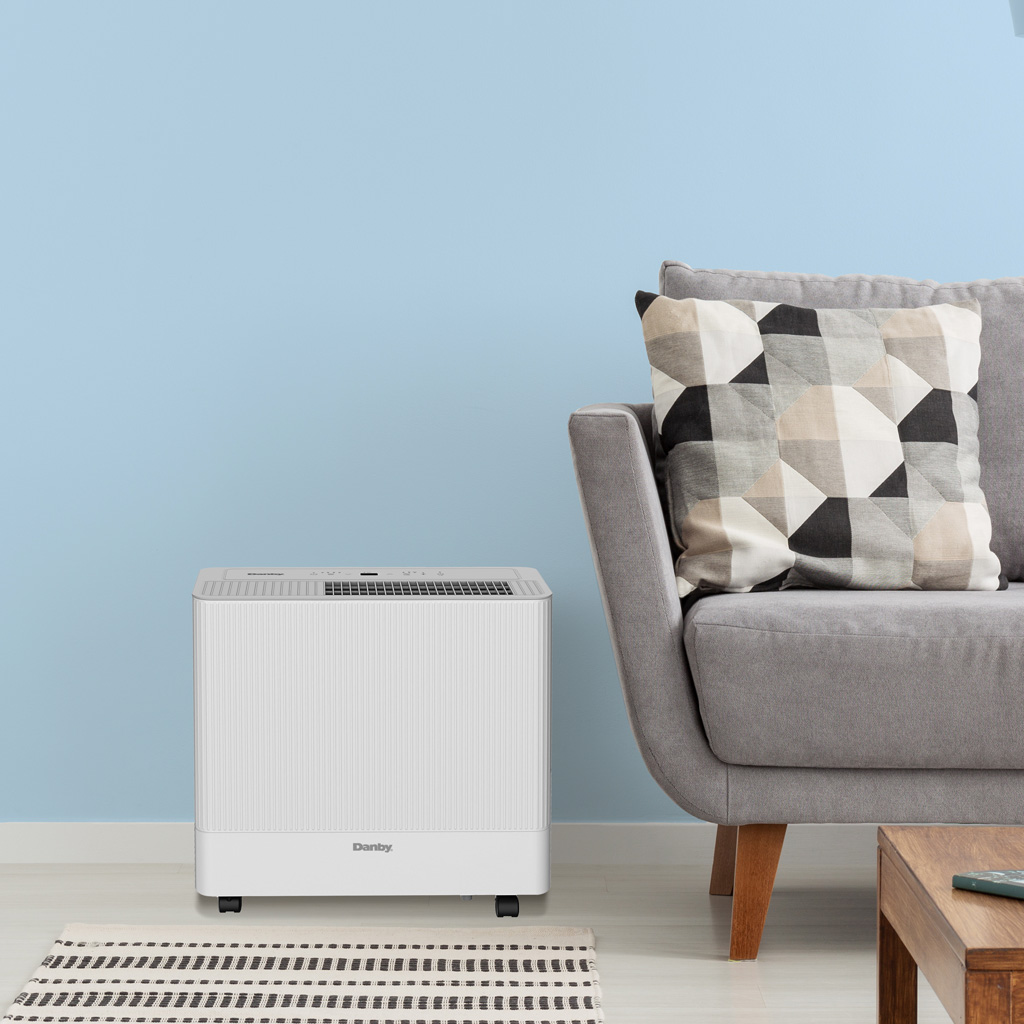 Danby 50-Pint Dehumidifier with Pump & Wi-Fi in White 5 Danby ddr050bspwdb insetting 1