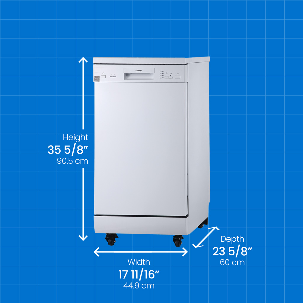 Danby ddw1805ewp dimensions