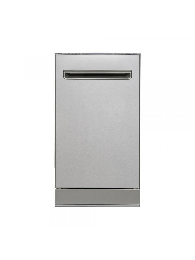 Danby appliances 18 inch top control dishwasher stainless steel DDW18D1ESS with integrated handle and smooth stainless steel front panel shown in a clean front view on a plain background