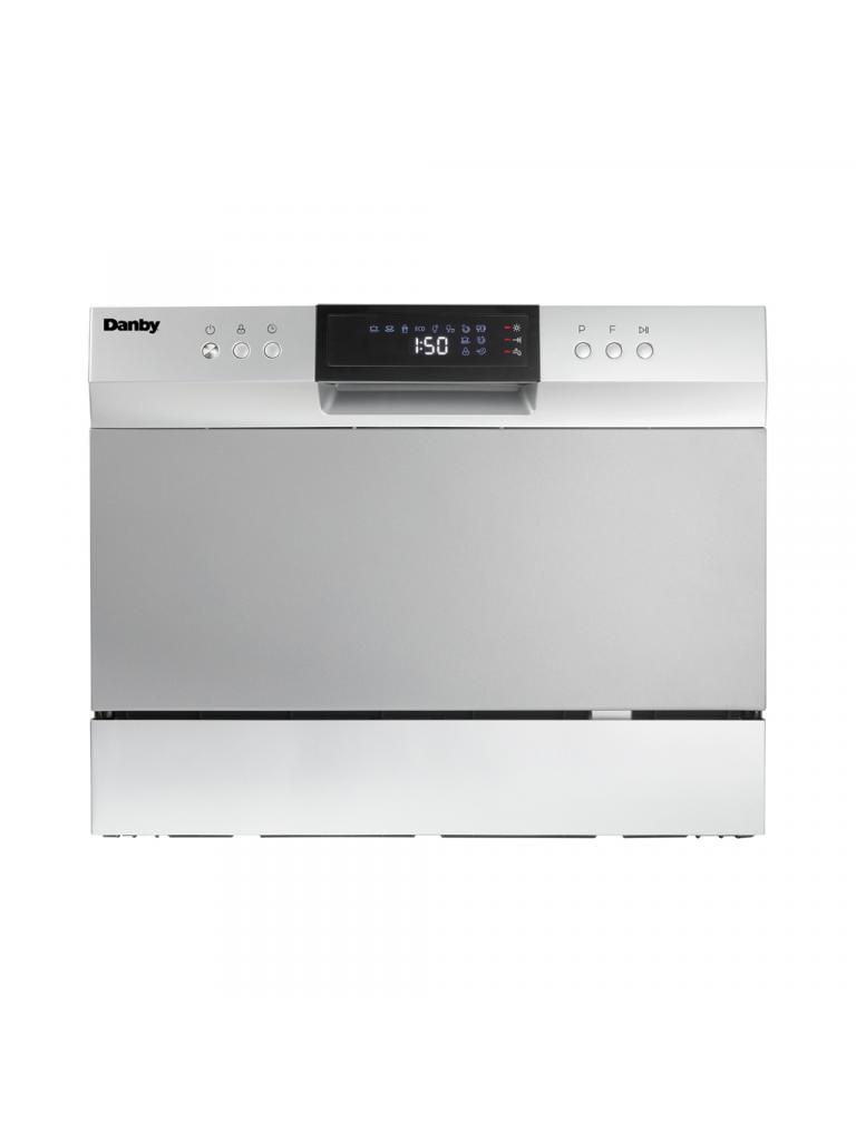 Danby 6 Place Setting Countertop Dishwasher in Silver