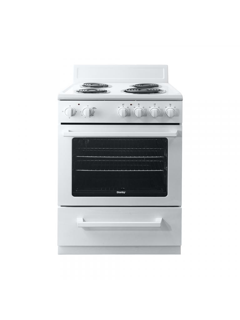 Danby 24" Wide Electric Range in White