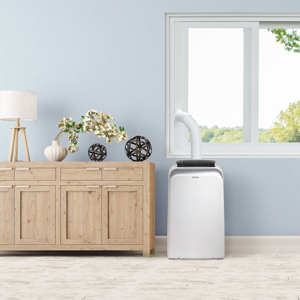 10,000 BTU Portable Air Conditioner – 6,000 SACC – 3-in-1 - Refurbished 4 Danby dpa060b1wdb insetting 1