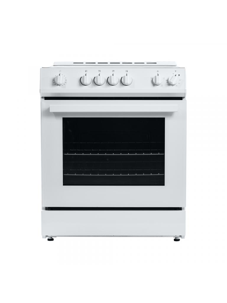 Danby 30” Slide in Smooth Top Electric Range with Knob Controls in White