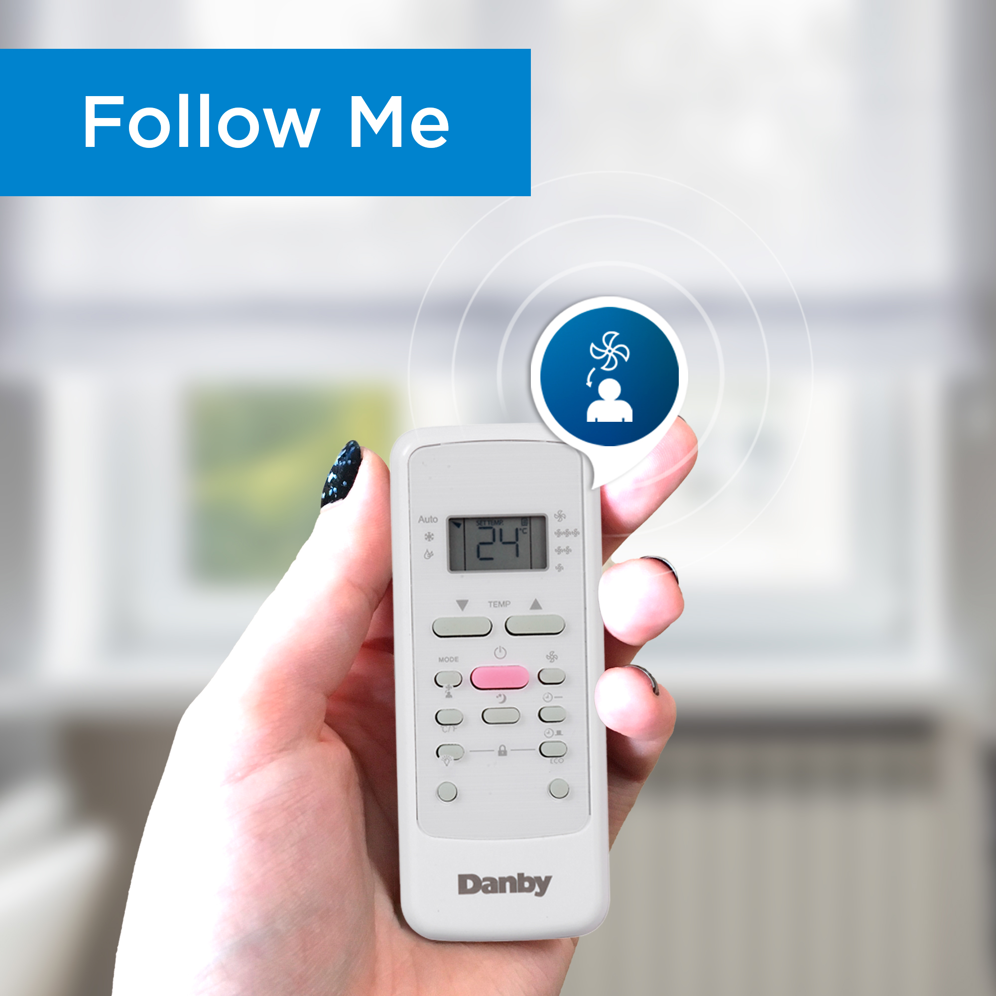 Danby 18,000 BTU Window AC in White - Refurbished 10 Danby DAC180EB3WDB FollowMe ENG
