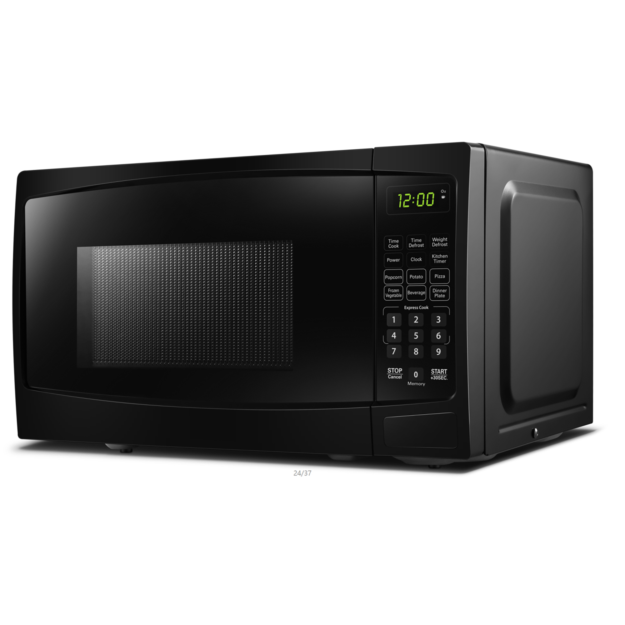 Danby 1.1 cu. ft. Countertop Microwave in Black 3 Danby DBMW1120BBB Left