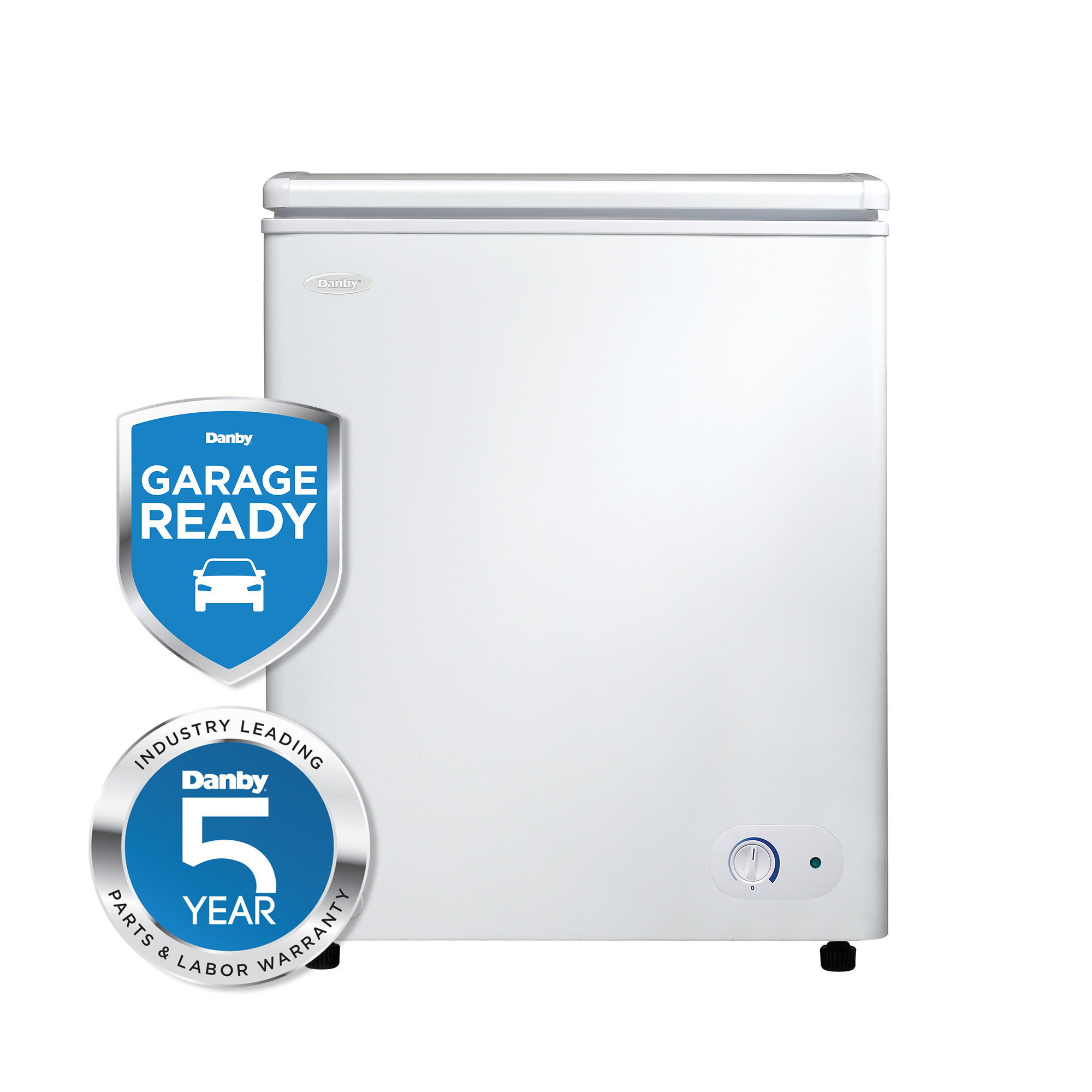 Danby 3.8 cu. ft. Chest Freezer in White 8 Danby DCF038A2WDB 3 Badge