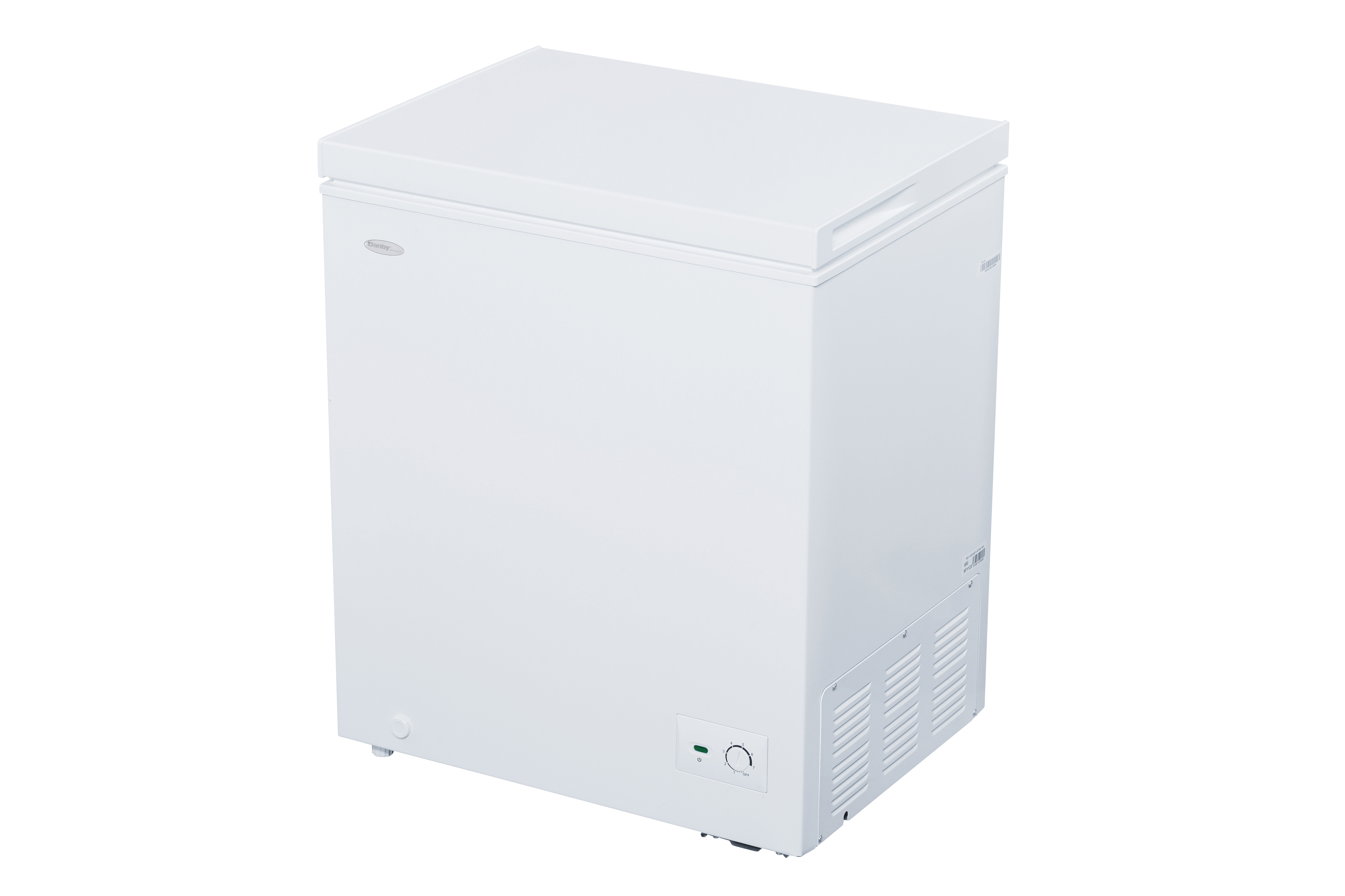 Danby 5.0 cu. ft. Chest Freezer in White 8 Danby DCF050B1WM TopRight