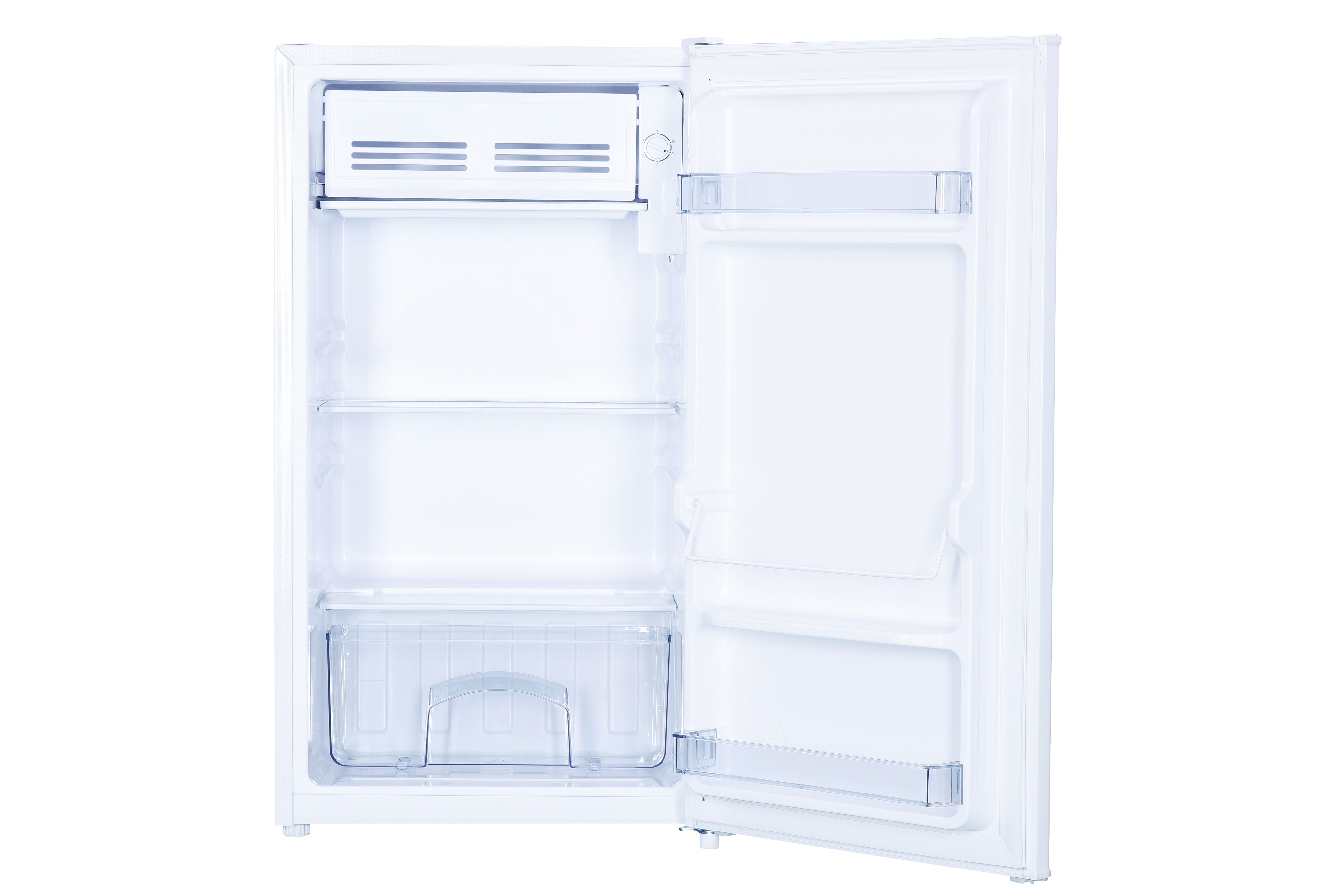 Danby Diplomat 3.2 cu. ft. Compact Refrigerator in White 7 Danby DCR033B1WM open front
