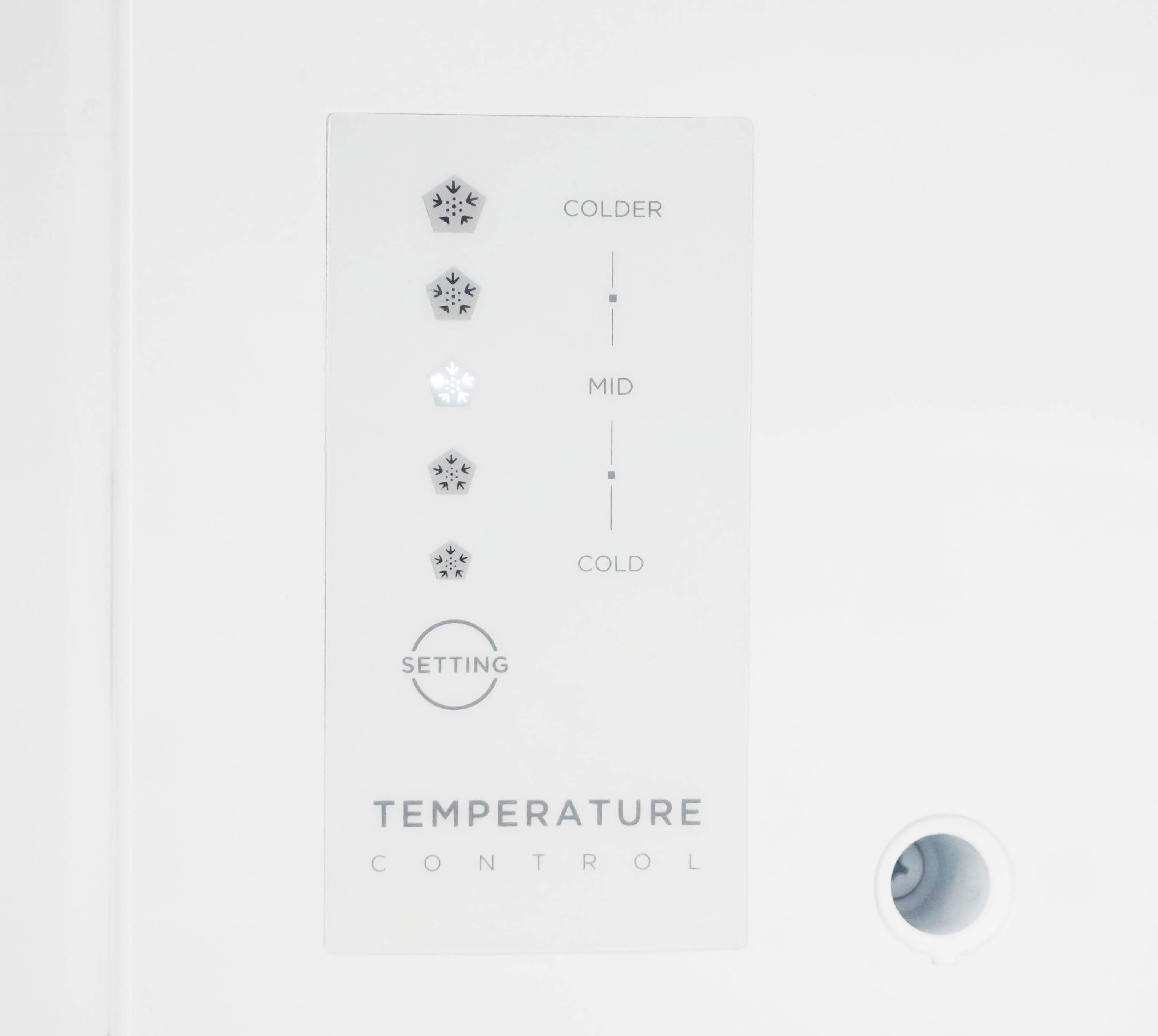 Danby DFF101E1WDB Detail ControlPanel