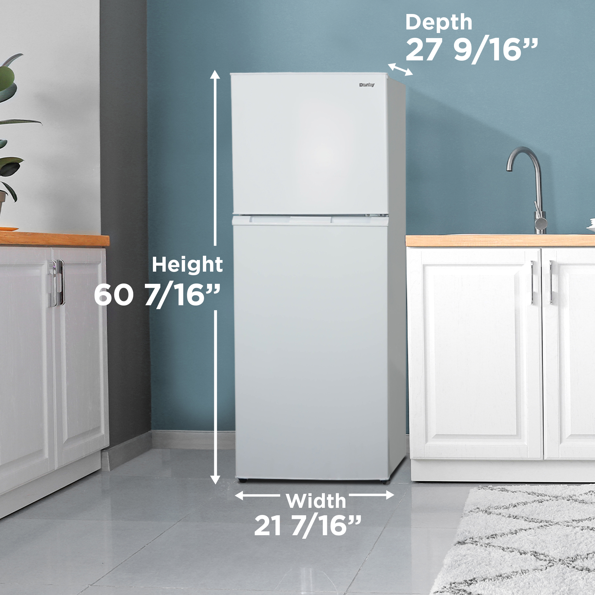 Danby DFF101E1WDB Dimensions
