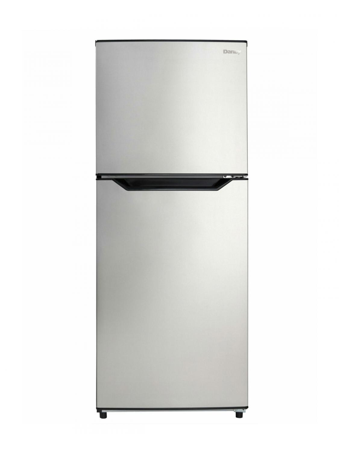 Réfrigérateur Danby 11,6 pi³ style appartement à congélateur supérieur en acier inoxydable