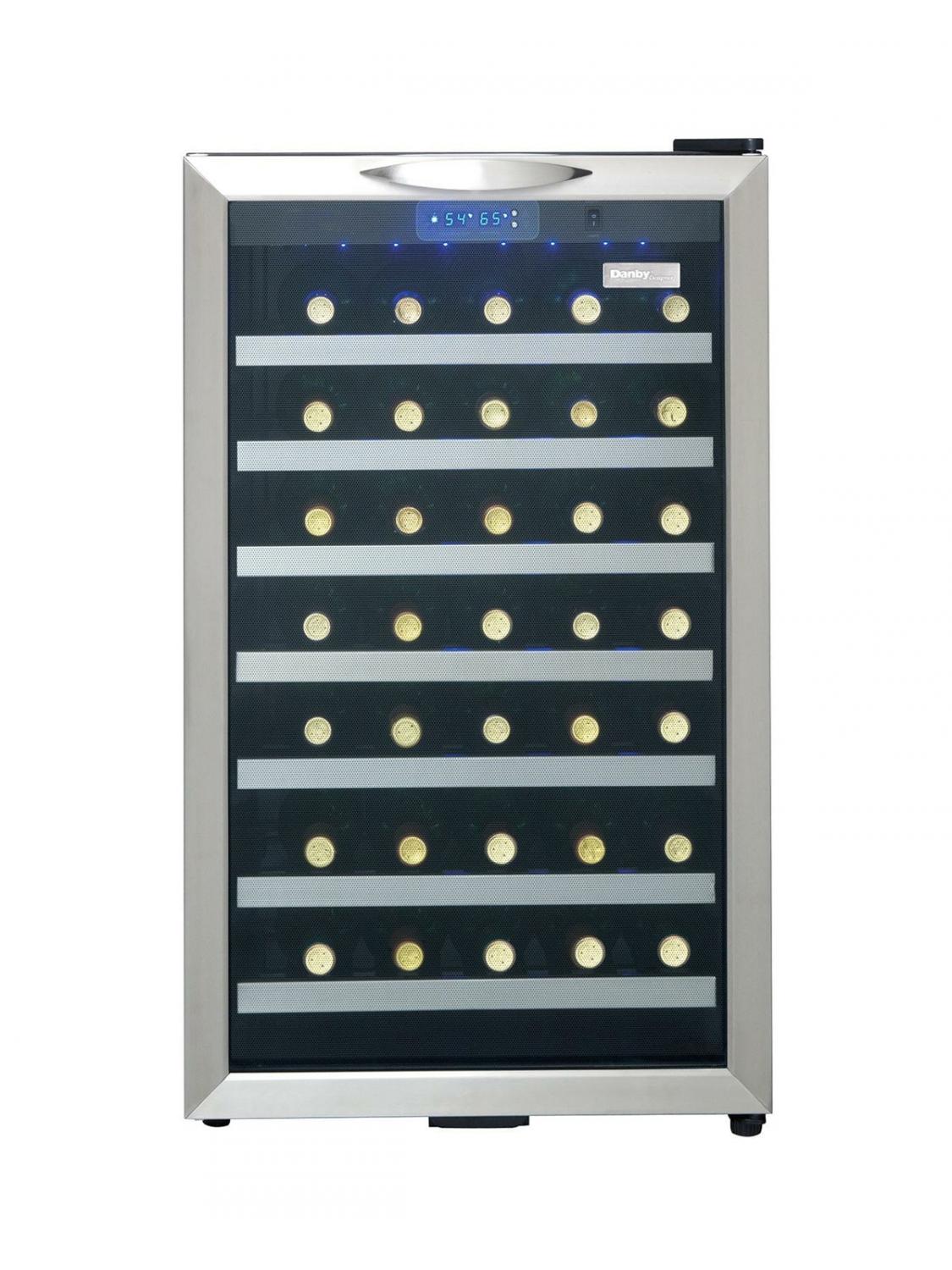 Danby Designer 45 Bottle Wine Cooler in Stainless Steel