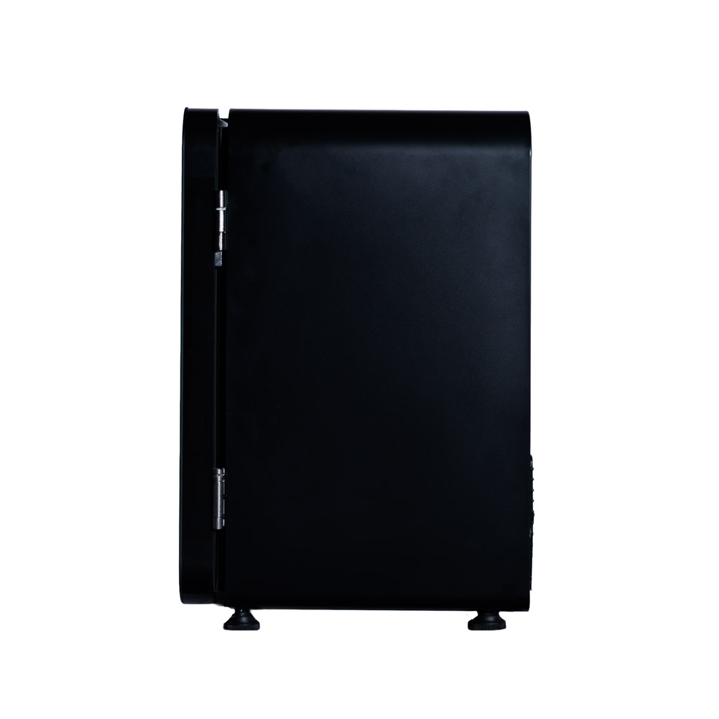Danby DAG022A5BDH 2.2 cu ft glass door mini refrigerator side view