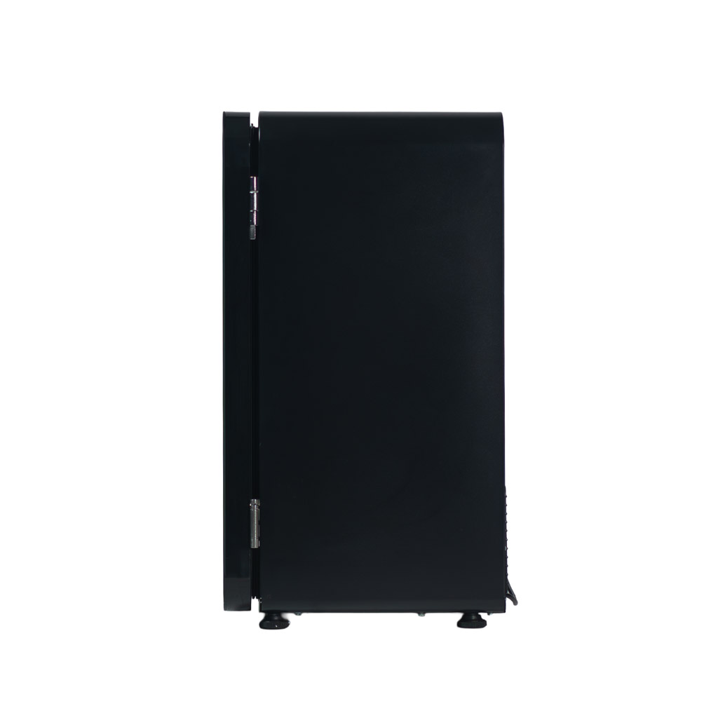 Danby DAG033A5BDH 3.3 cu ft glass door mini refrigerator side view