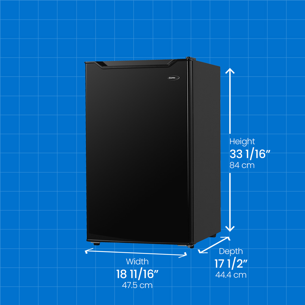 Danby dar032b1bm dimensions