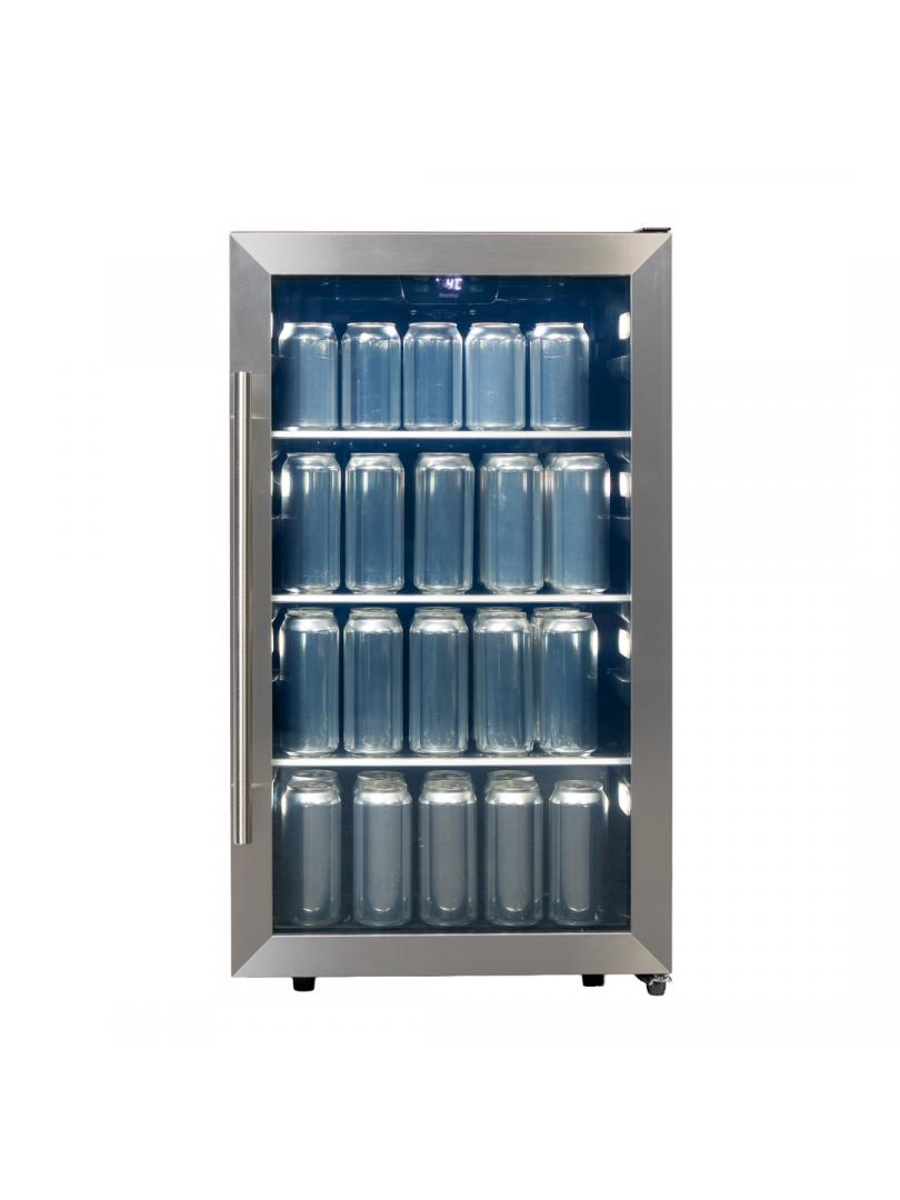 Danby 3.1 cu. ft. Free-Standing Beverage Center in Stainless Steel
