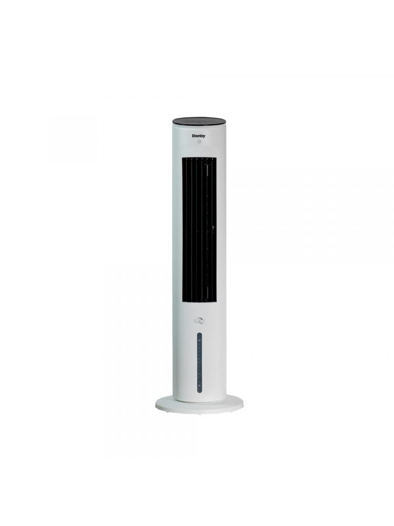 Danby DBEC42A41W unité de refroidissement par évaporation de 42 pouces, vue de face, avec évent d'air vertical