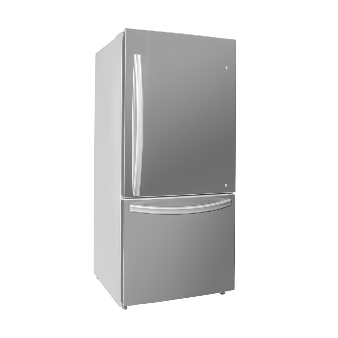 Danby Designer 18.7 cu. ft. Apartment Fridge Bottom Mount in Stainless Steel 2 Danby dbm187e1ssdb right