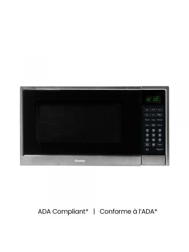 Danby 1.3 cu. ft. Multifunction Countertop Microwave with Air Fry in Stainless Steel