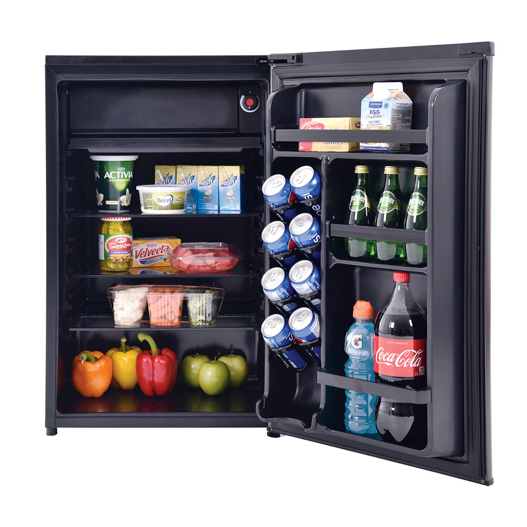 Danby dcr044a4bbsl front open propped