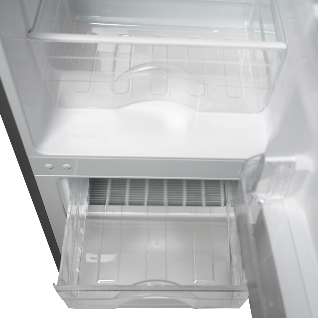 19 Inch 4.9 cu. ft. Bottom Mount Mini Refrigerator 14 Danby DCR049B1BSLDB 4.9 cu ft mini fridge freezer compartment detail
