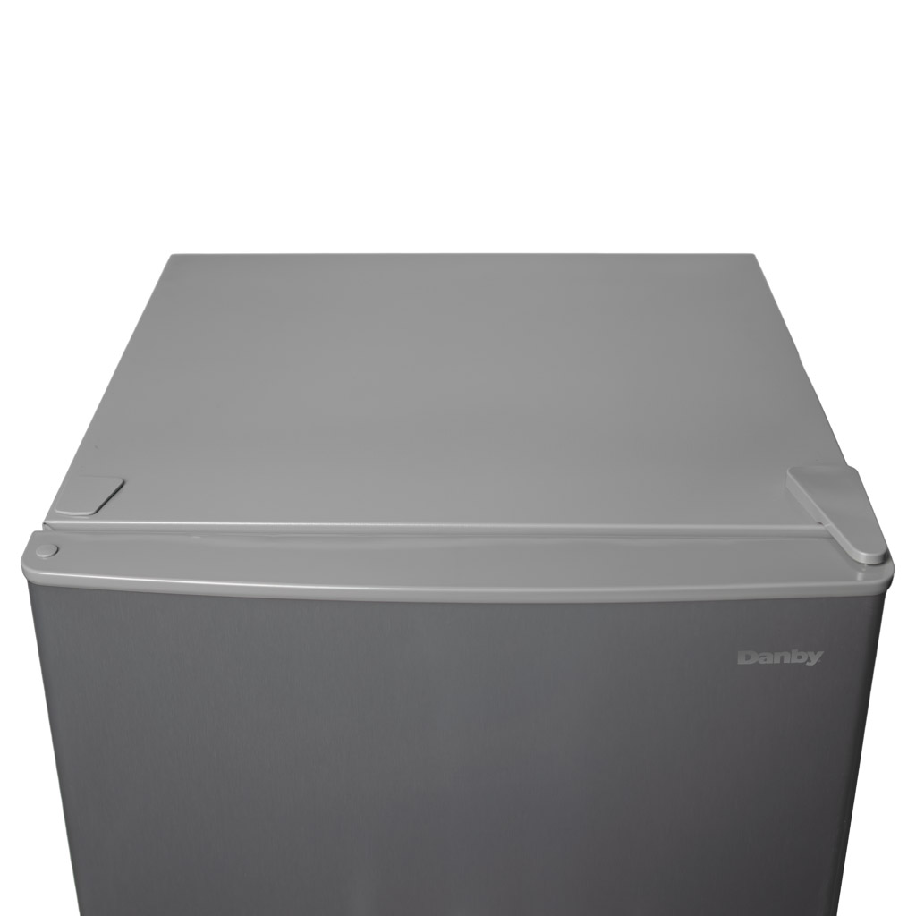 19 Inch 4.9 cu. ft. Bottom Mount Mini Refrigerator 16 Danby DCR049B1BSLDB 4.9 cu ft mini fridge top view