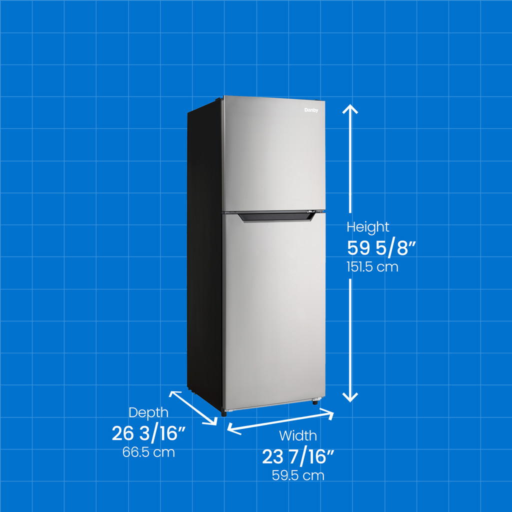 Danby dff101b1bsldb dimensions