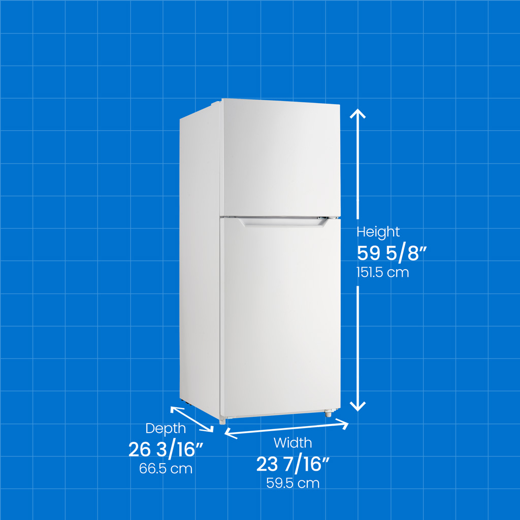 Danby dff101b1wdb dimensions