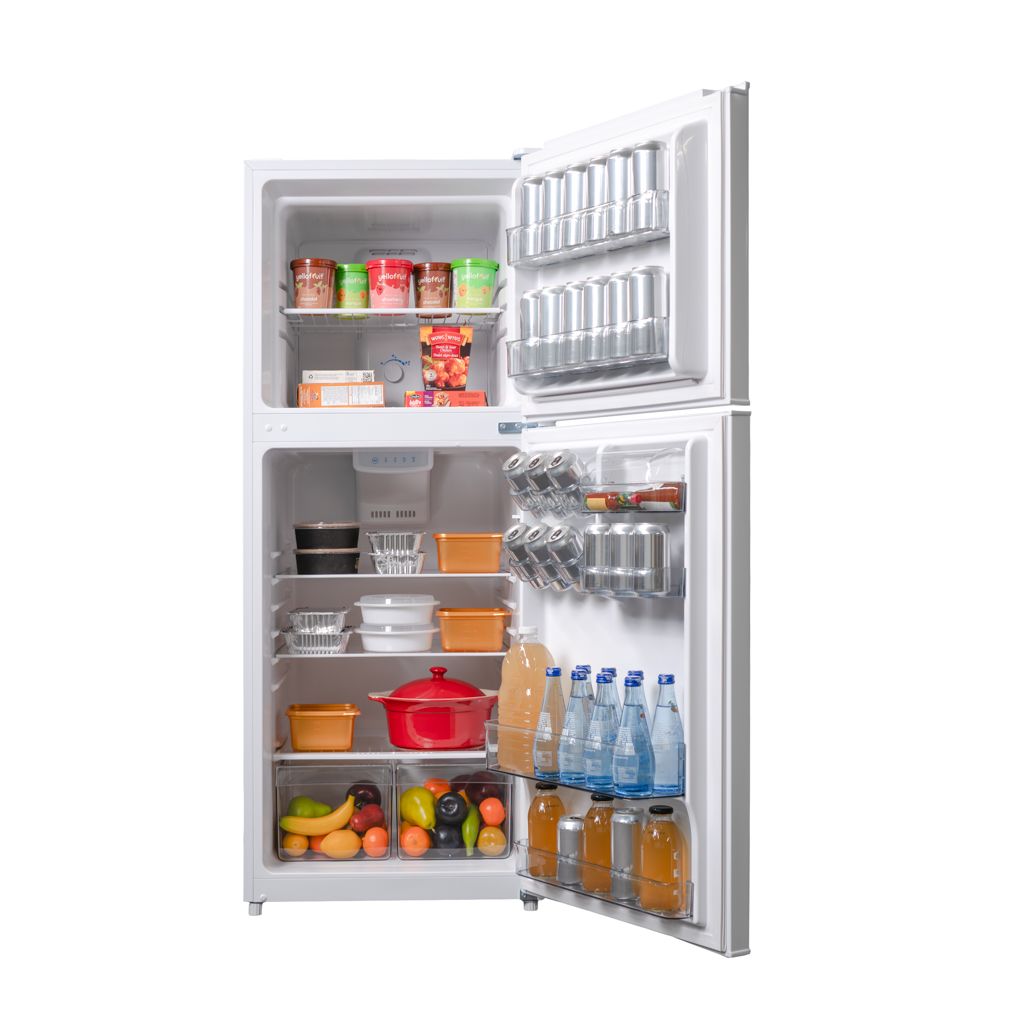 Danby dff116b1wdbr front propped