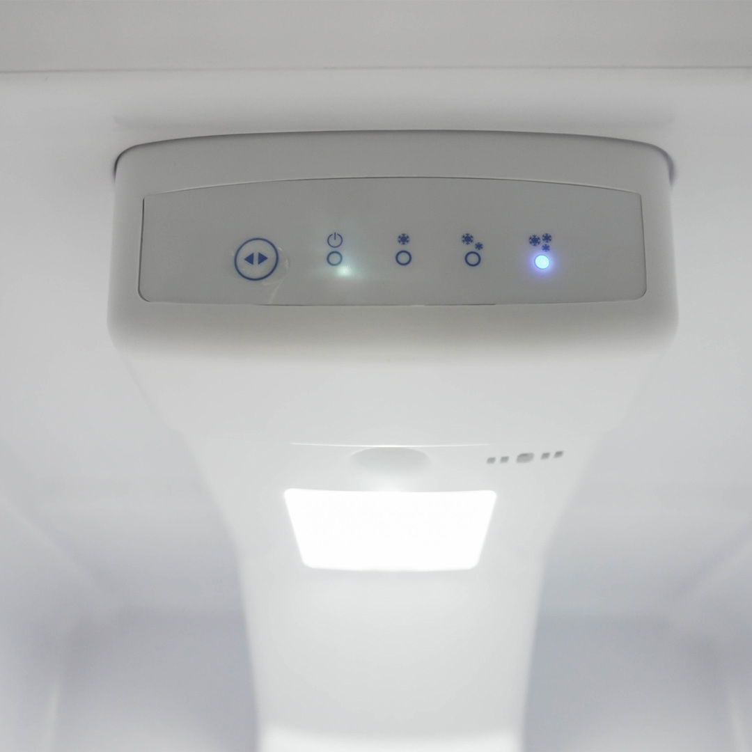 Danby dff116b2wdbl detail light thermostat
