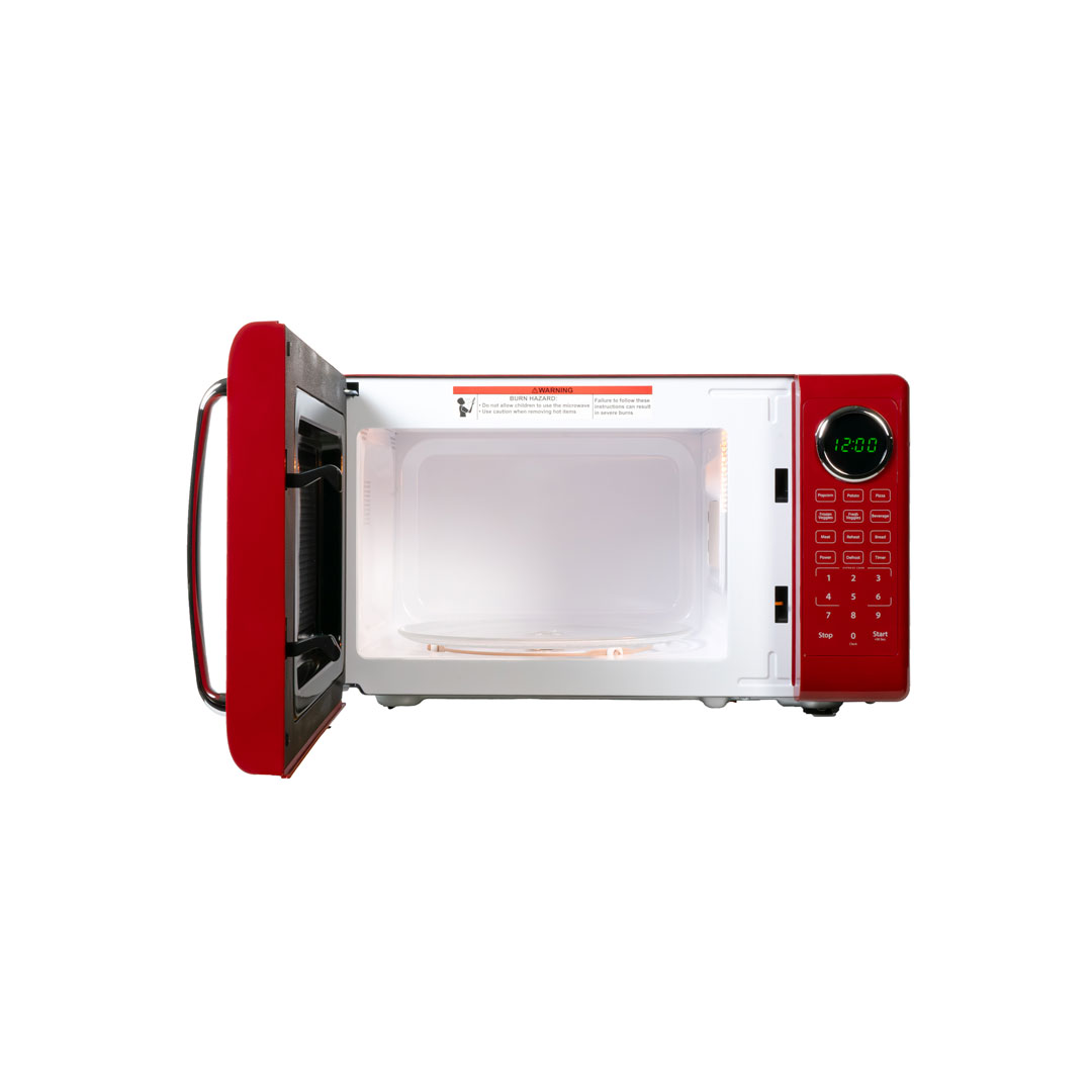 Danby dmw07e1rdb front open