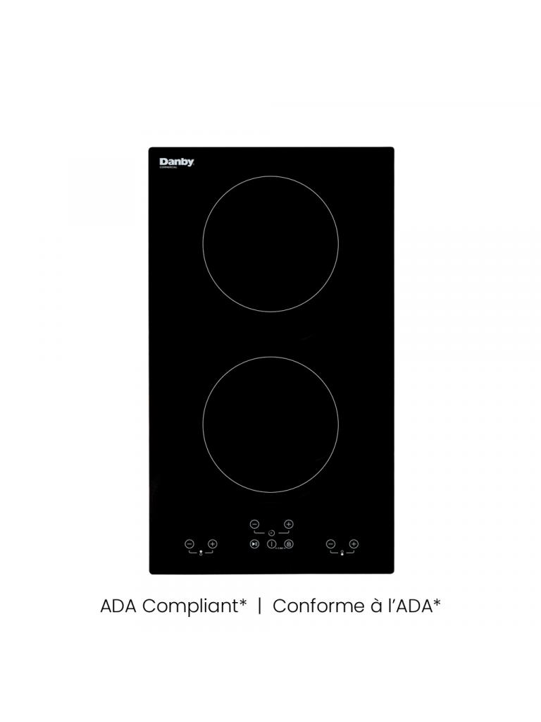 Danby 12 Inch Radiant 2 Burner Cooktop in Black