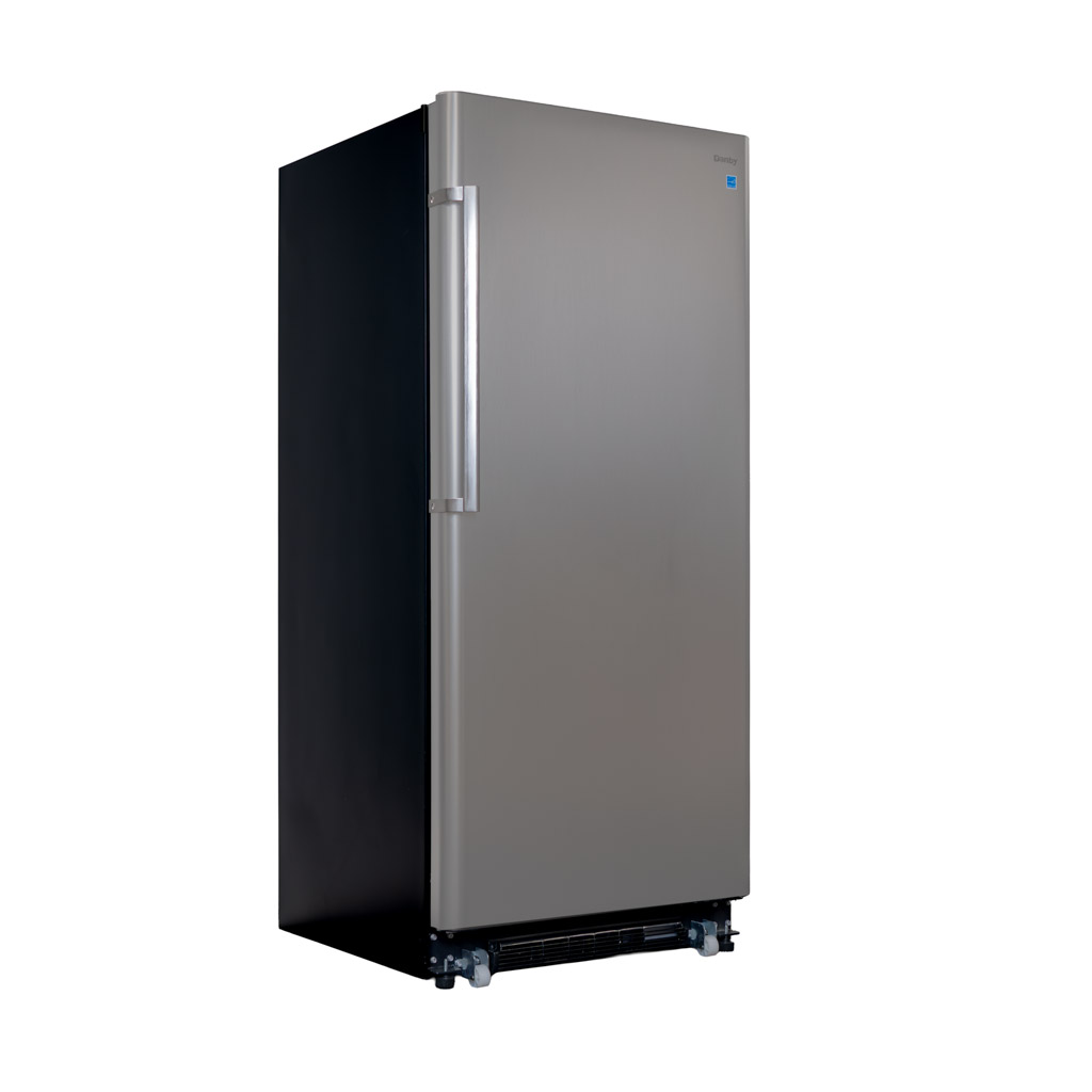 Danby Designer 16.7 cu. ft. Upright Freezer in Stainless Steel Look 2 Danby duf167a5bsldd right