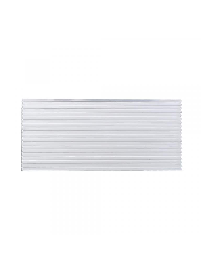 Danby Z01116-A PTAC architectural grille front view with white finish and horizontal louver design