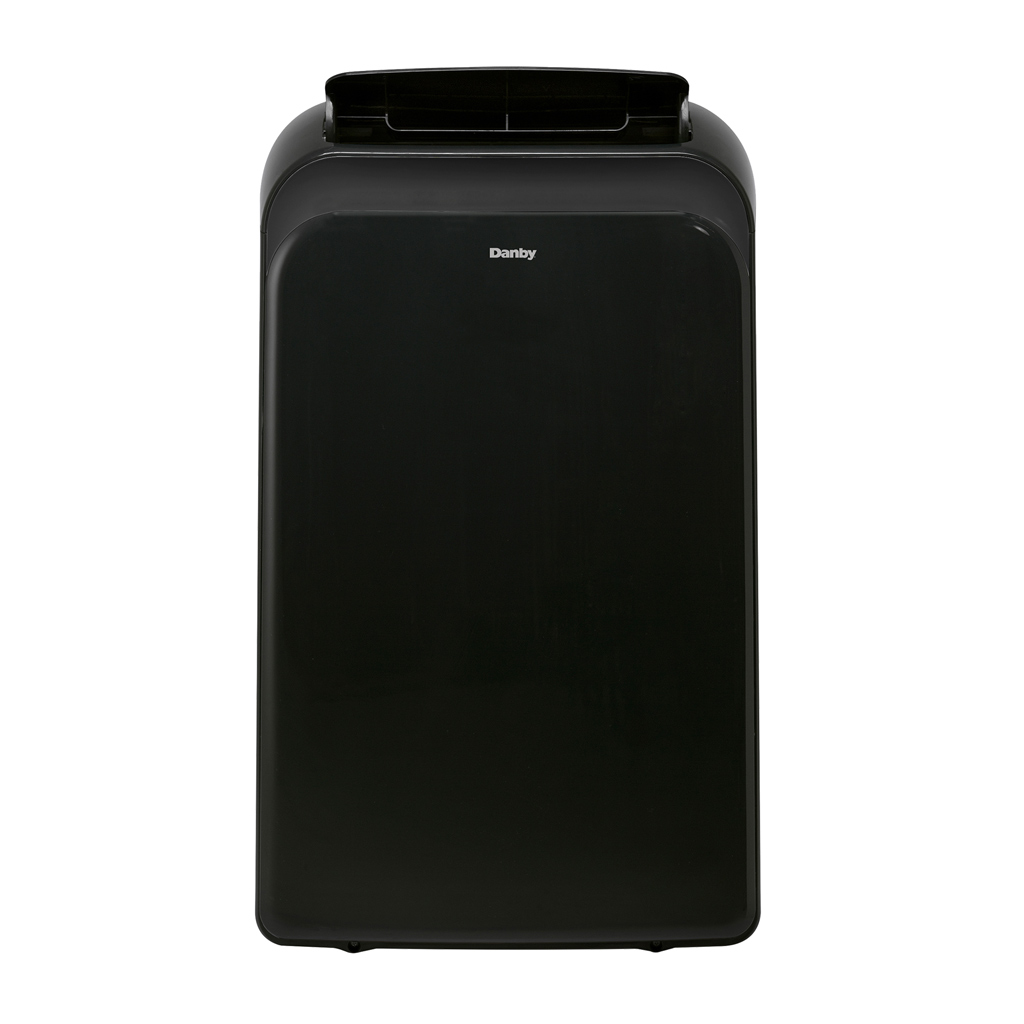 Danby DPA100HB1BDB 13000 BTU portable air conditioner front view with black finish and digital display