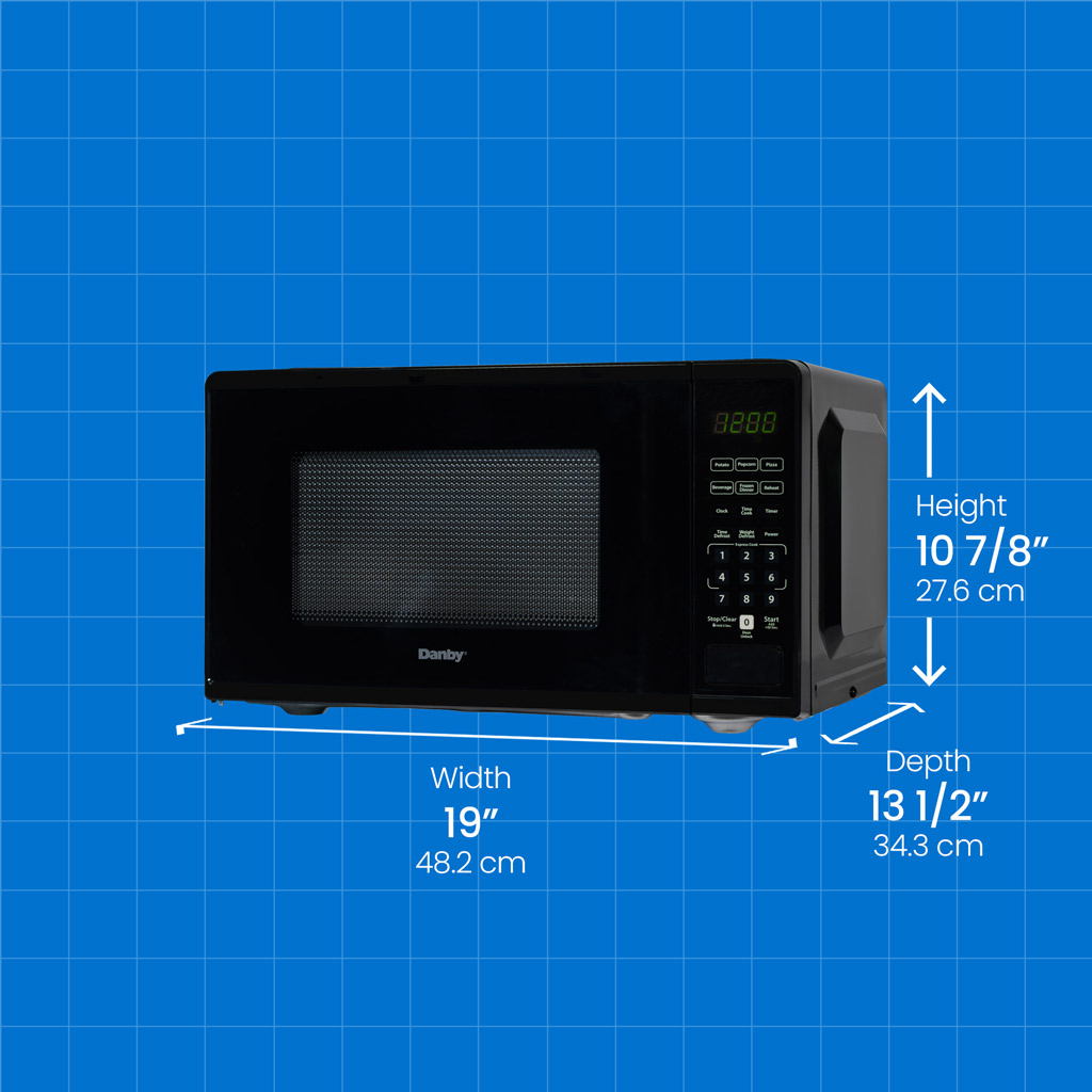 Danby dmw091a1b dimension