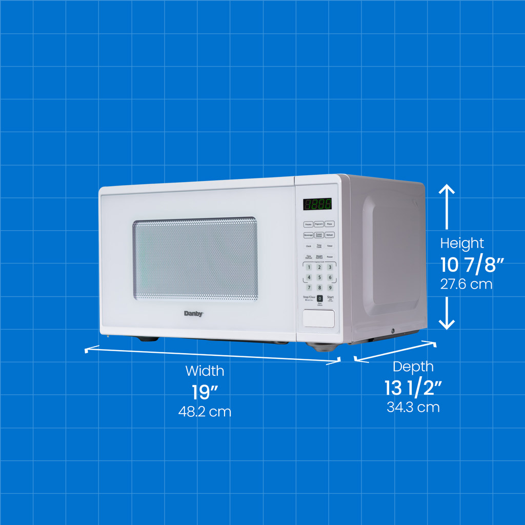 Danby dmw091a1w dimension