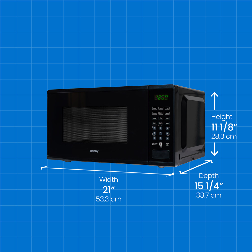 Danby dmw111a1b dimensions