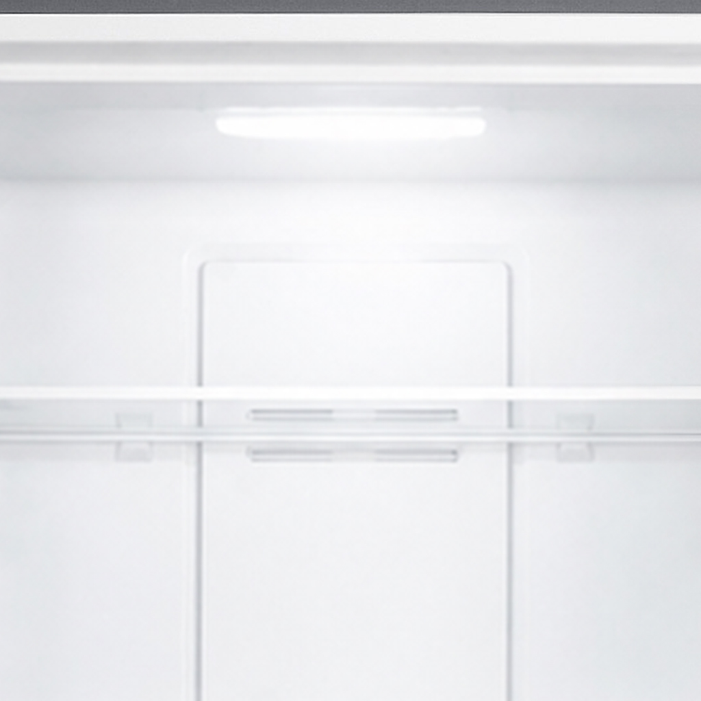 Danby DUF212B1SLCDB 21.2 cu ft upright freezer LED interior lighting feature graphic