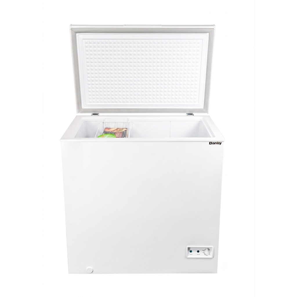 Congélateur coffre carré convertible Danby blanc 12 Danby dcf070a5wcdb propped 4