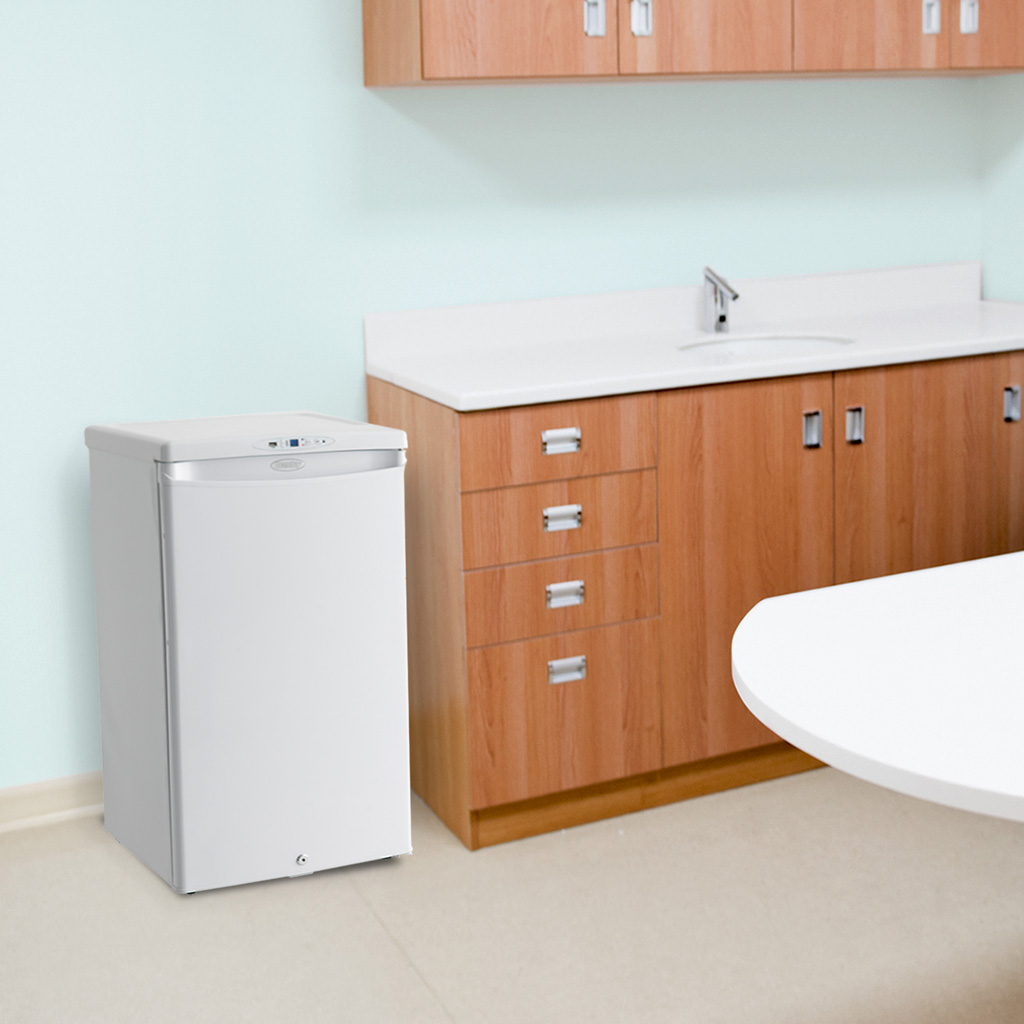 Danby Health 3.2 cu. ft. Medical Fridge in White 6 Danby dh032a1w 1 insetting 2